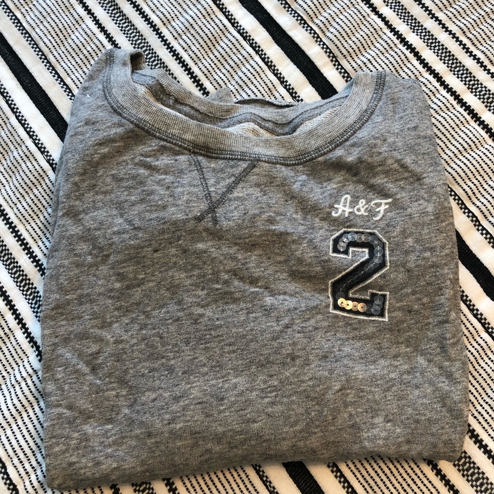 Grey sweatshirt size small A&F